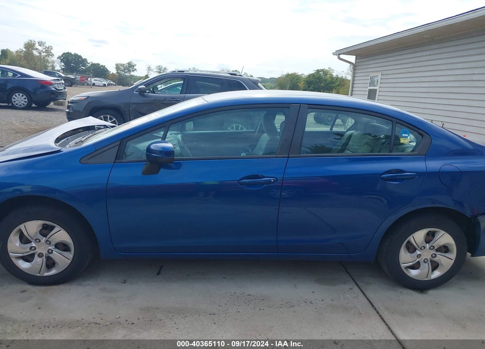 2014 HONDA CIVIC LX VIN: 19XFB2F53EE007123