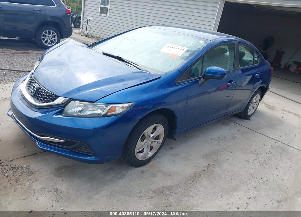 2014 HONDA CIVIC LX VIN: 19XFB2F53EE007123
