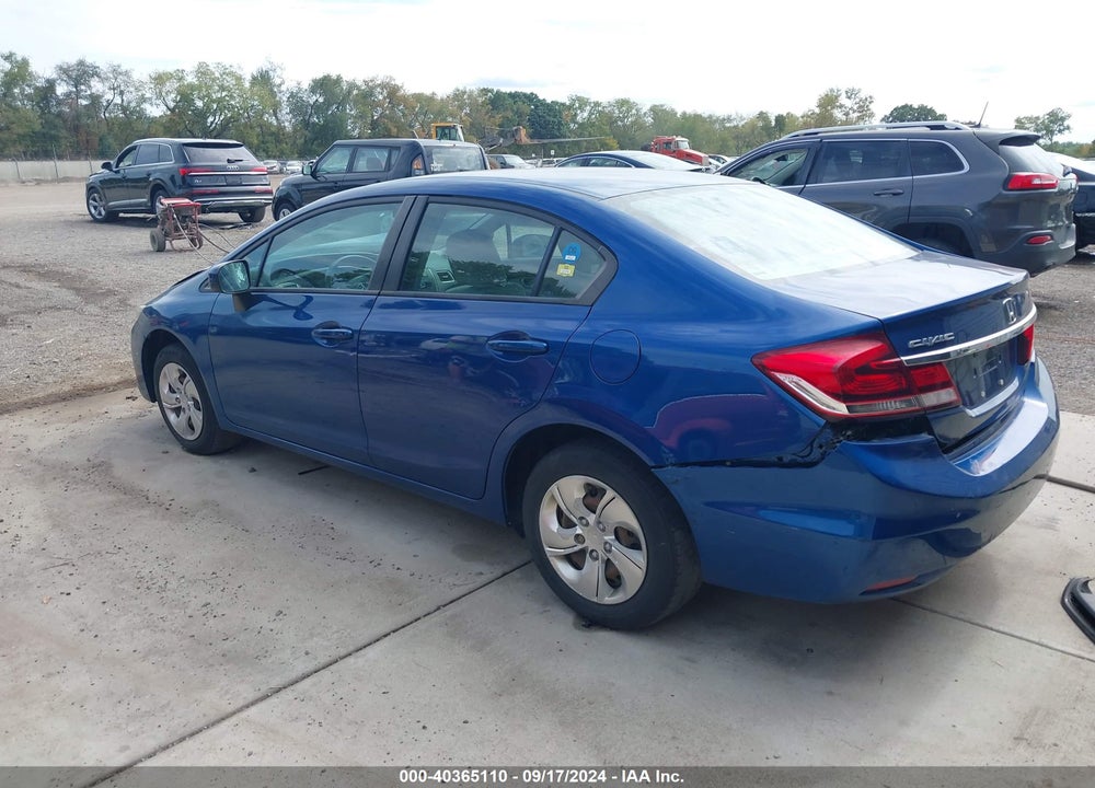 2014 HONDA CIVIC LX VIN: 19XFB2F53EE007123