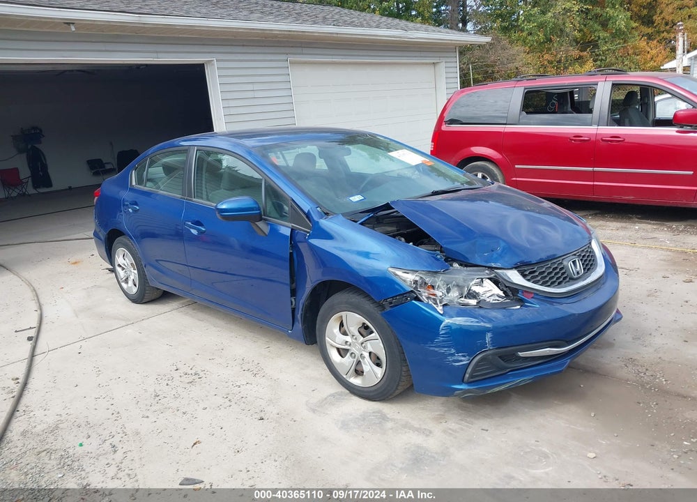 2014 HONDA CIVIC LX VIN: 19XFB2F53EE007123