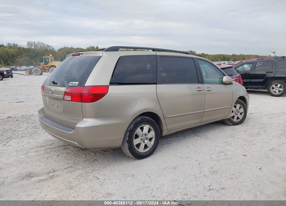 2004 TOYOTA SIENNA XLE VIN: 5TDZA22C94S172537