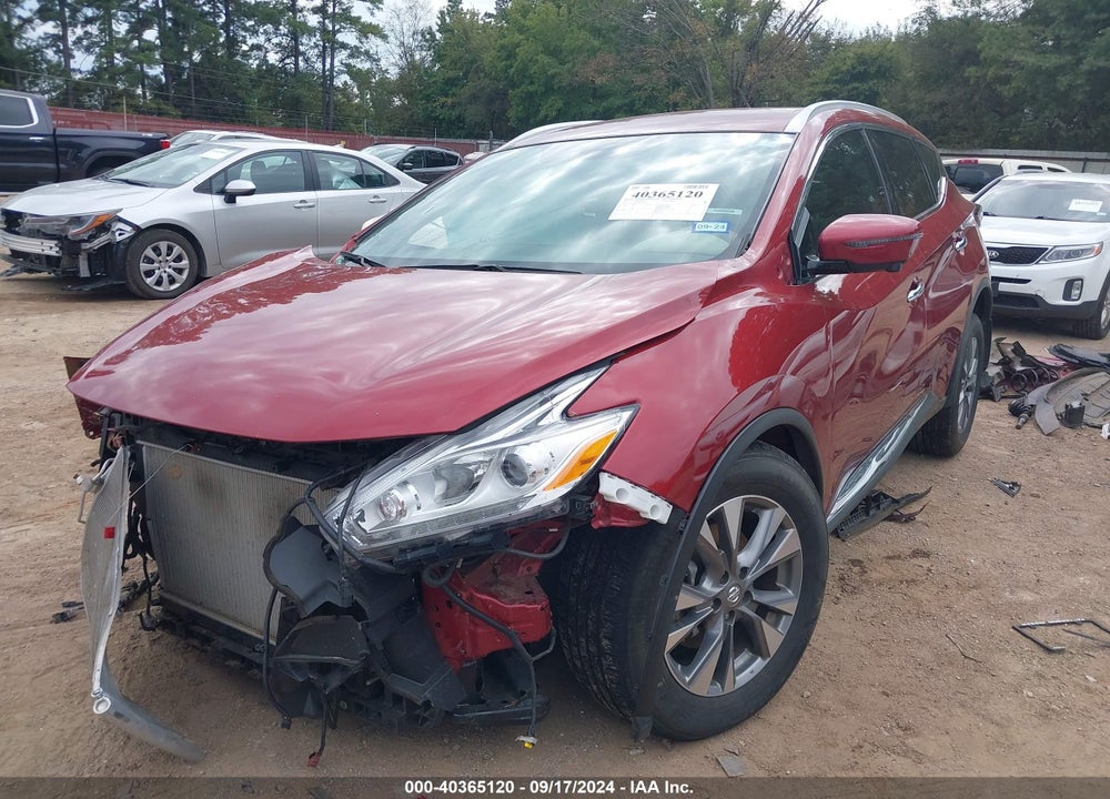 2017 NISSAN MURANO SL VIN: 5N1AZ2MG2HN171971
