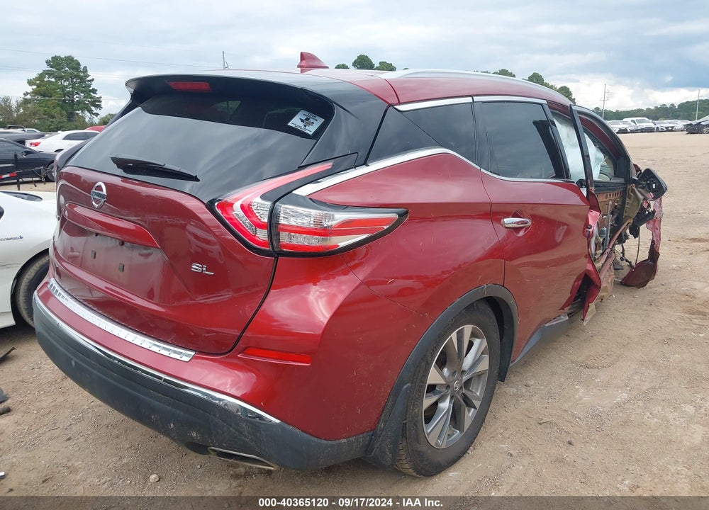 2017 NISSAN MURANO SL VIN: 5N1AZ2MG2HN171971