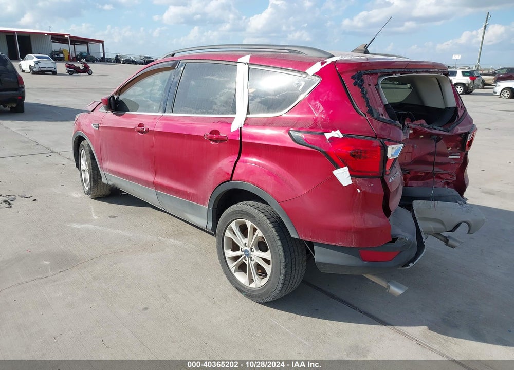 2019 FORD ESCAPE SEL VIN: 1FMCU0HD1KUA62538