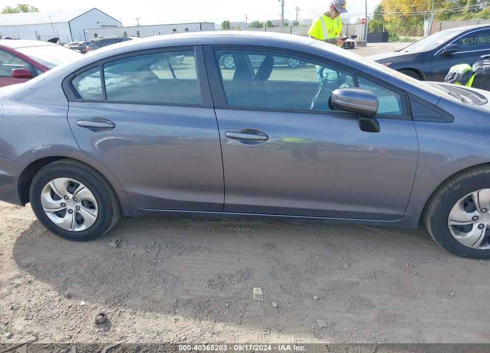 2014 HONDA CIVIC LX VIN: 19XFB2F5XEE006616