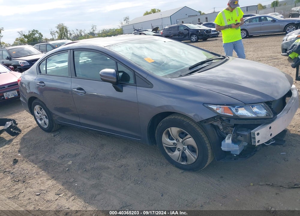 2014 HONDA CIVIC LX VIN: 19XFB2F5XEE006616