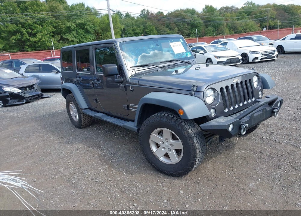2016 JEEP WRANGLER UNLIMITED SPORT VIN: 1C4BJWDG3GL234125