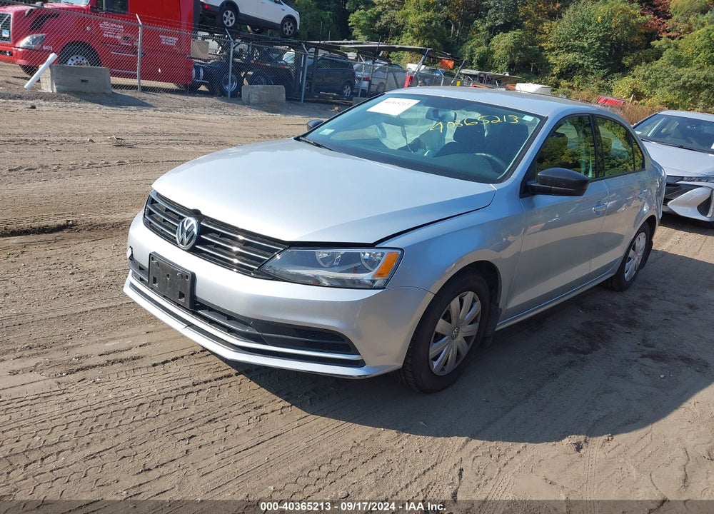 2015 VOLKSWAGEN JETTA 2.0L S VIN: 3VW2K7AJ2FM316442