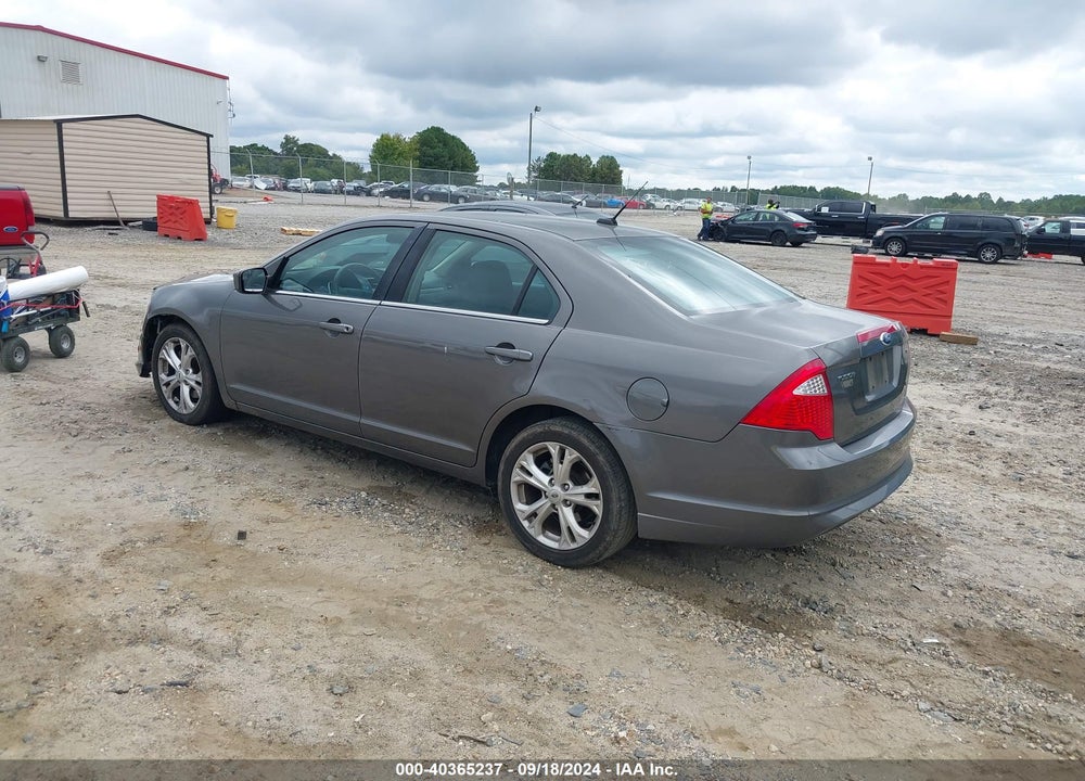 2012 FORD FUSION SE VIN: 3FAHP0HAXCR190881