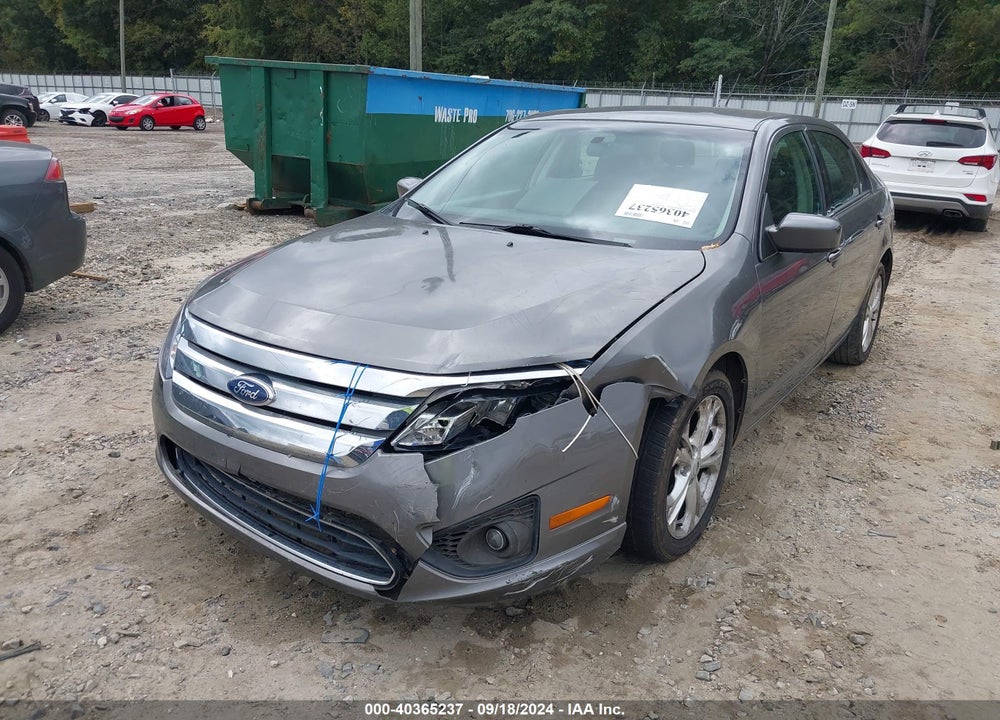 2012 FORD FUSION SE VIN: 3FAHP0HAXCR190881