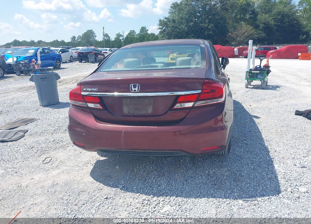 2013 HONDA CIVIC LX VIN: 19XFB2F58DE273560