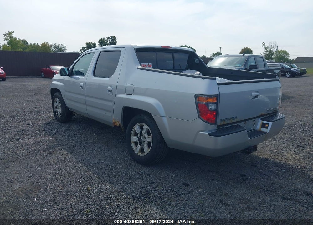 2007 HONDA RIDGELINE RTS VIN: 2HJYK16477H532117