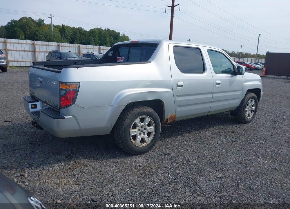 2007 HONDA RIDGELINE RTS VIN: 2HJYK16477H532117