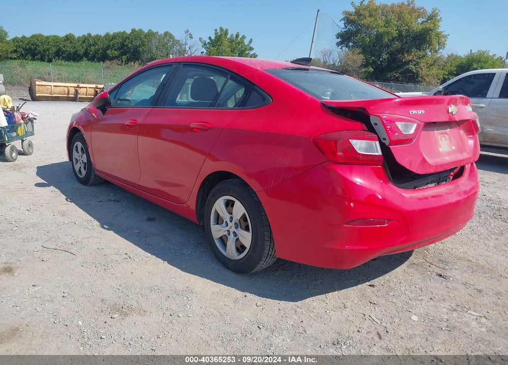 2017 CHEVROLET CRUZE LS AUTO VIN: 1G1BC5SM8H7234685