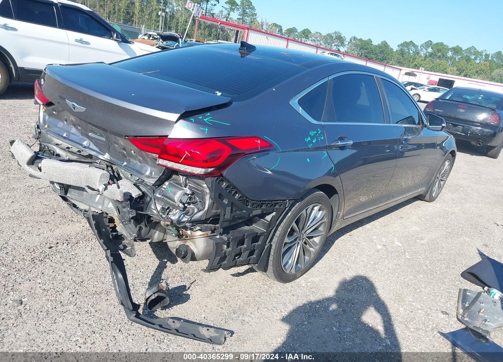 2016 HYUNDAI GENESIS 3.8 VIN: KMHGN4JEXGU106181