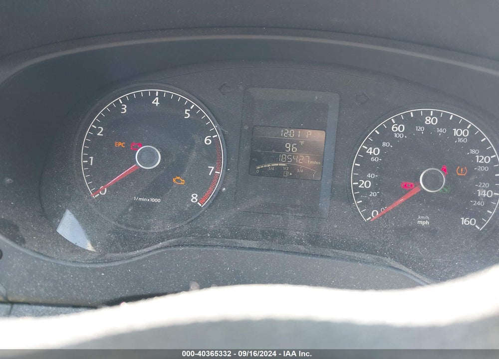 2013 VOLKSWAGEN JETTA 2.0L S VIN: 3VW2K7AJ5DM444395