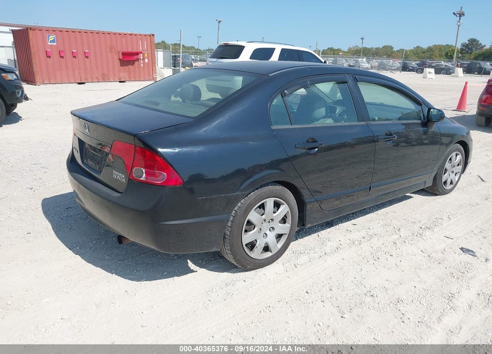 2008 HONDA CIVIC LX VIN: 1HGFA16598L018492