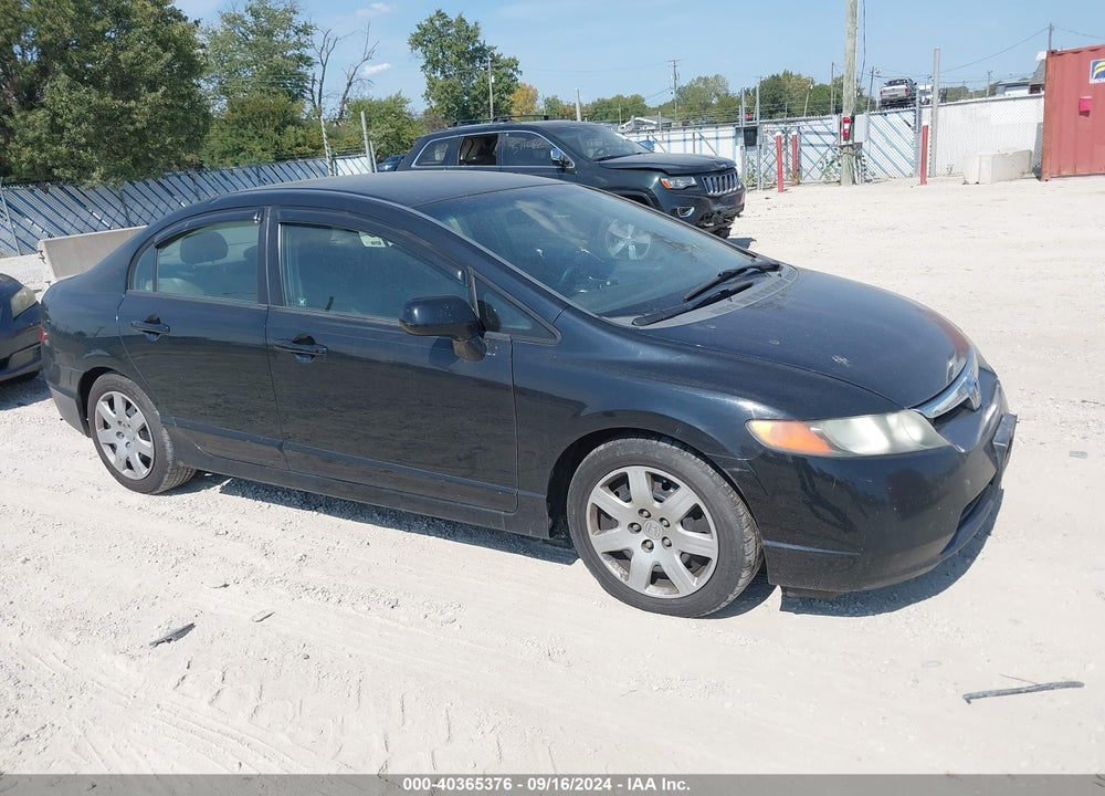 2008 HONDA CIVIC LX VIN: 1HGFA16598L018492