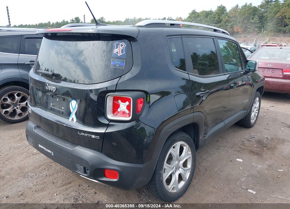 2016 JEEP RENEGADE LIMITED VIN: ZACCJBDTXGPC64941