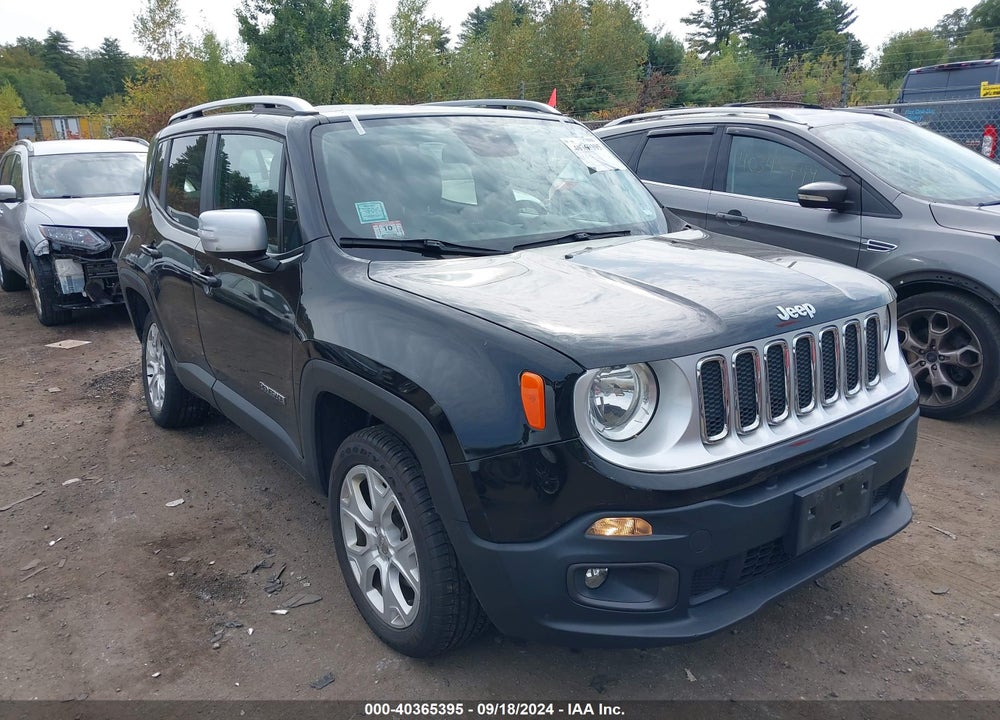 2016 JEEP RENEGADE LIMITED VIN: ZACCJBDTXGPC64941