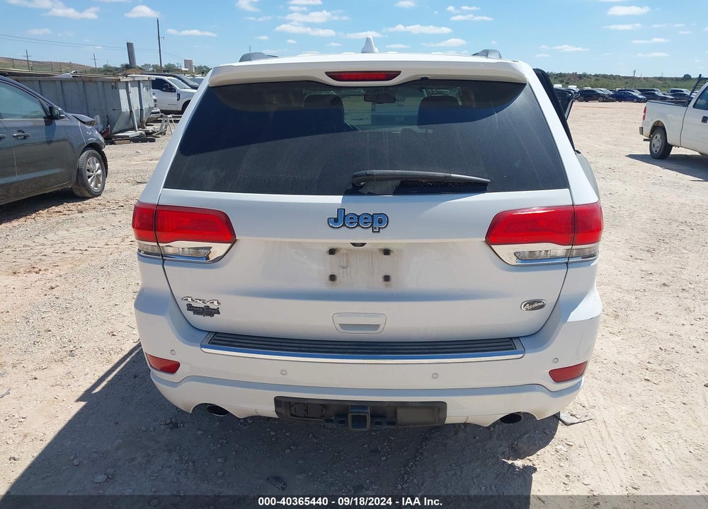 2015 JEEP GRAND CHEROKEE OVERLAND VIN: 1C4RJFCG8FC814937