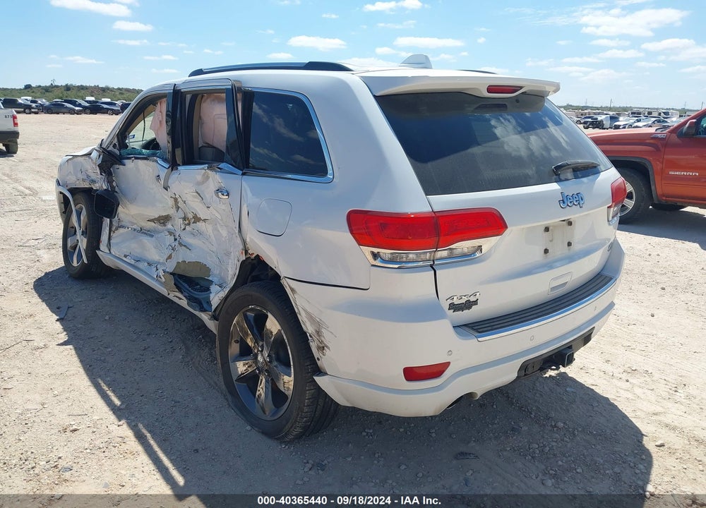 2015 JEEP GRAND CHEROKEE OVERLAND VIN: 1C4RJFCG8FC814937