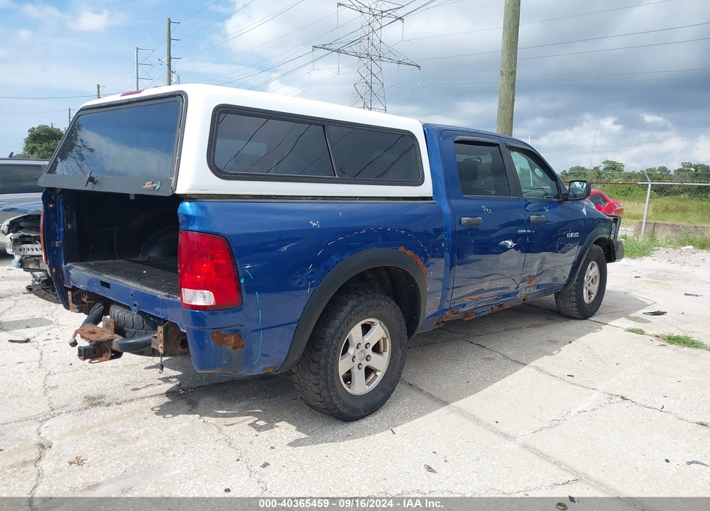 2009 DODGE RAM 1500 SLT/SPORT/TRX VIN: 1D3HV13T29S703978