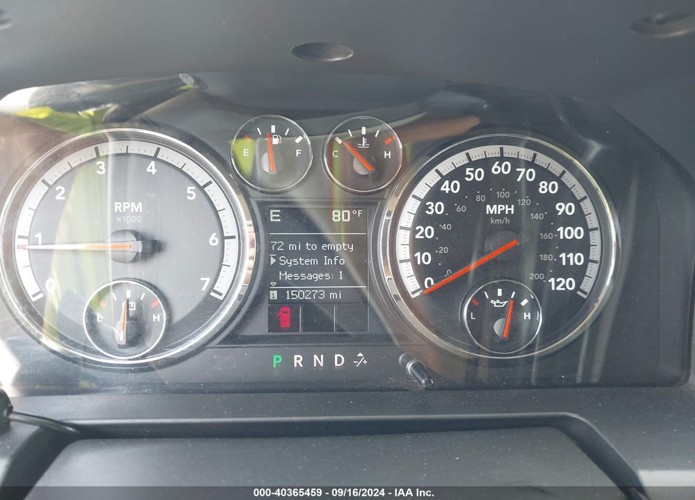 2009 DODGE RAM 1500 SLT/SPORT/TRX VIN: 1D3HV13T29S703978