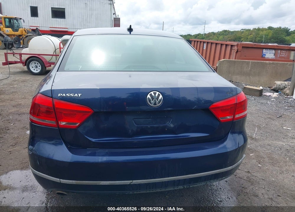 2013 VOLKSWAGEN PASSAT 2.5L SEL PREMIUM VIN: 1VWCP7A31DC044360