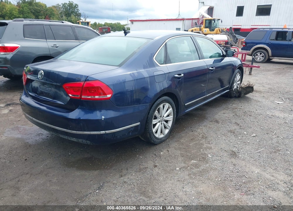 2013 VOLKSWAGEN PASSAT 2.5L SEL PREMIUM VIN: 1VWCP7A31DC044360