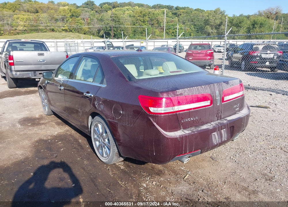 2012 LINCOLN MKZ VIN: 3LNHL2JC4CR822301