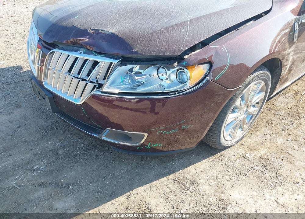 2012 LINCOLN MKZ VIN: 3LNHL2JC4CR822301