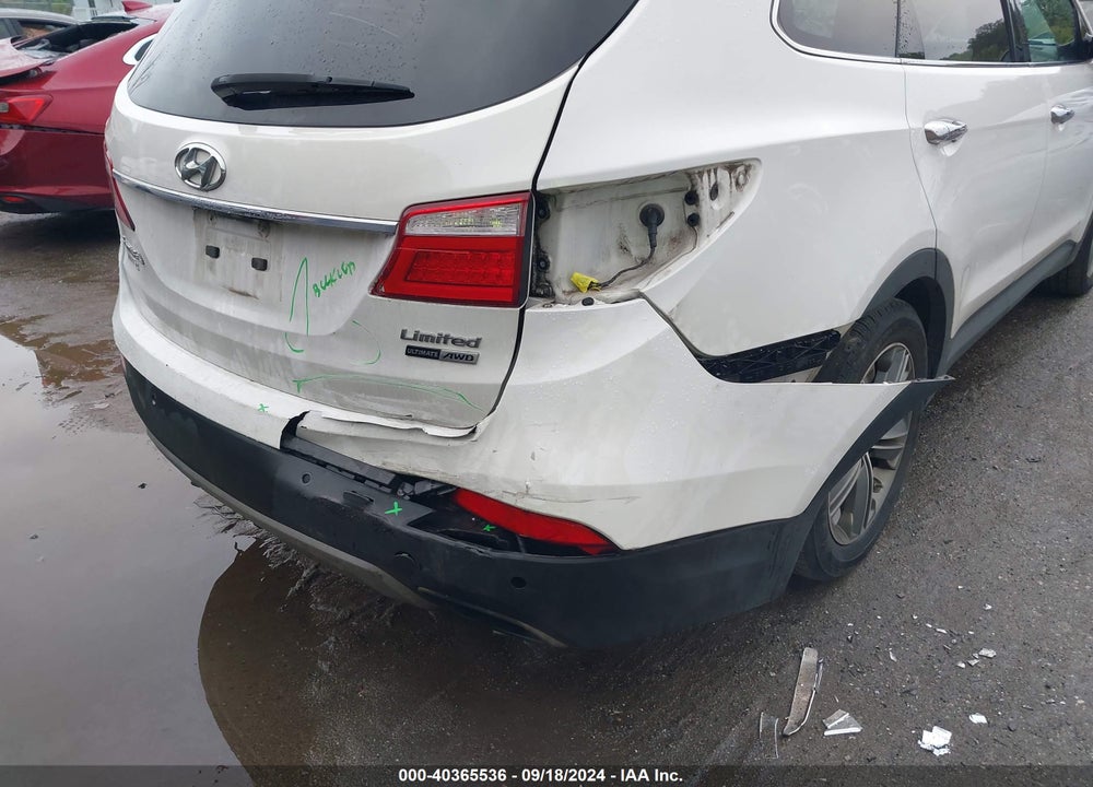 2016 HYUNDAI SANTA FE LIMITED VIN: KM8SRDHF6GU132516