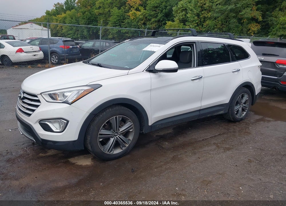 2016 HYUNDAI SANTA FE LIMITED VIN: KM8SRDHF6GU132516