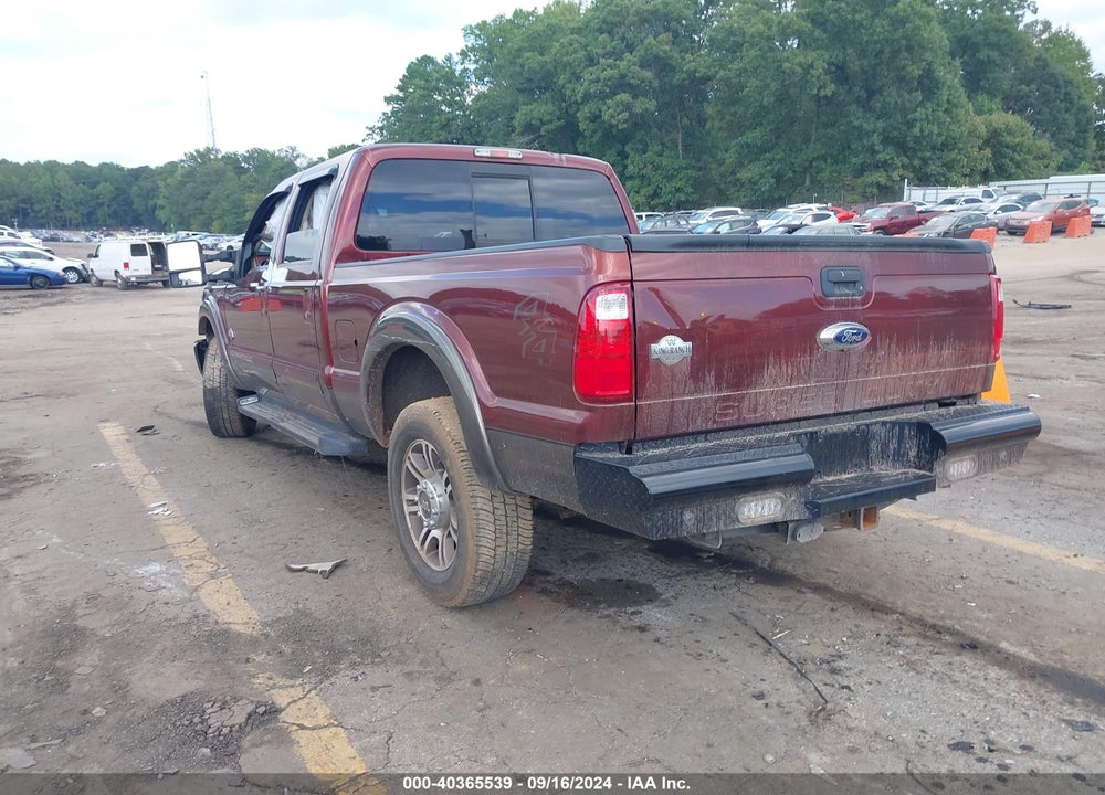 2015 FORD F-250 LARIAT VIN: 1FT7W2BT3FEB19253
