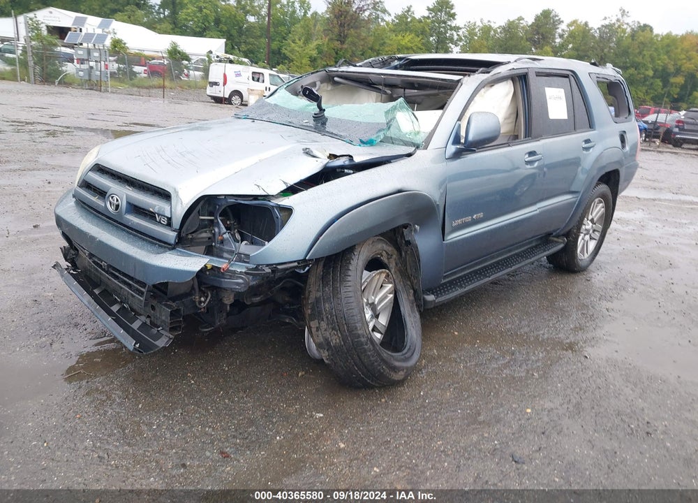 2005 TOYOTA 4RUNNER LIMITED V8 VIN: JTEBT17R850048486