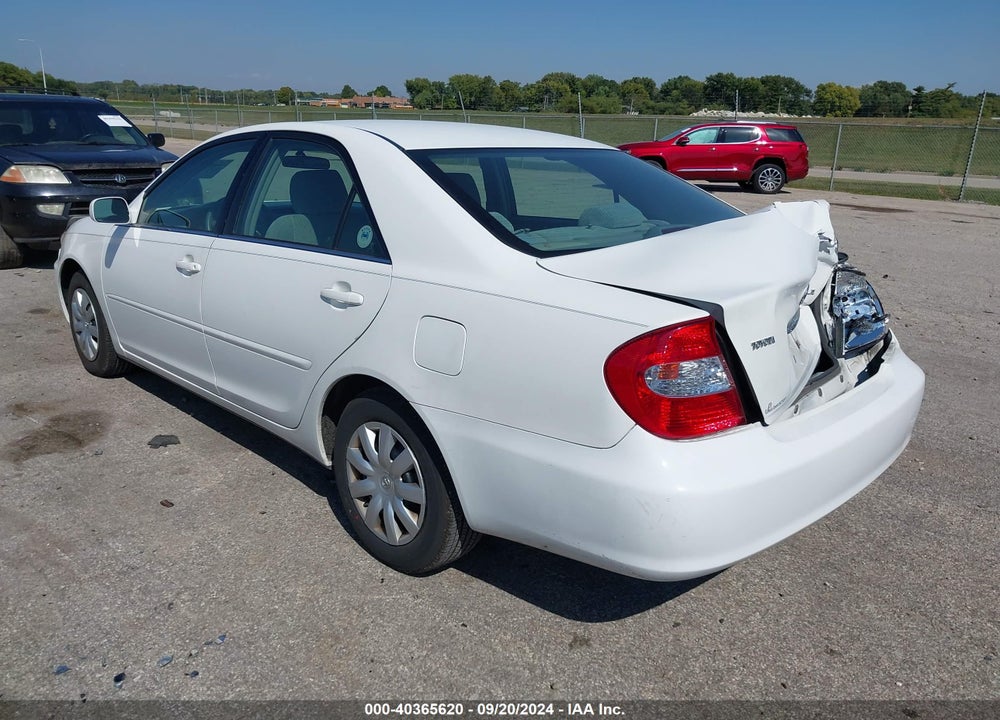 2004 TOYOTA CAMRY LE VIN: 4T1BE32K14U285277