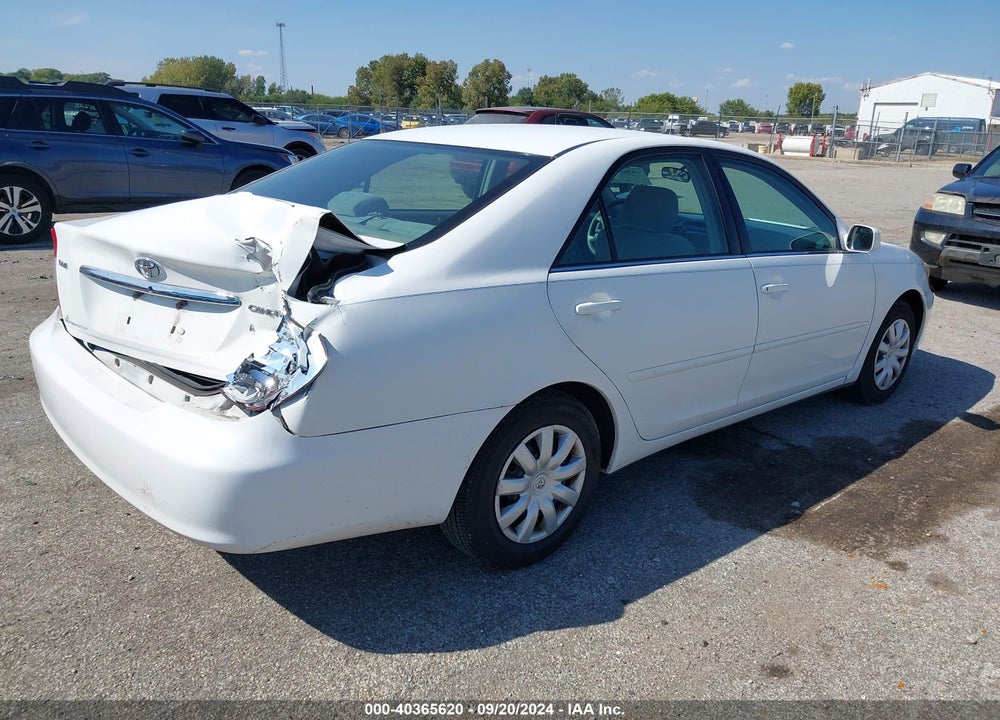 2004 TOYOTA CAMRY LE VIN: 4T1BE32K14U285277