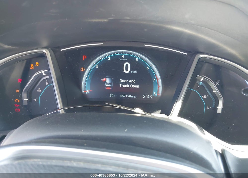 2017 HONDA CIVIC EX VIN: 19XFC2F73HE020277