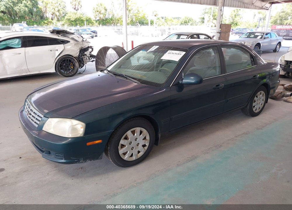 2002 KIA OPTIMA LX/SE VIN: KNAGD126525170996