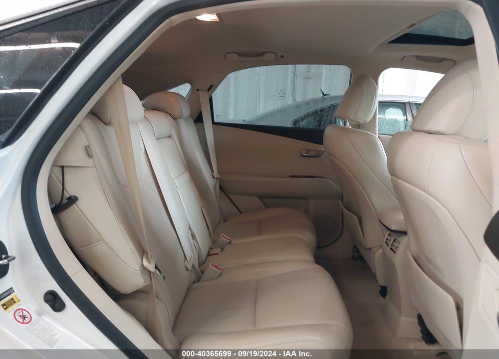 2010 LEXUS RX 350 VIN: 2T2ZK1BAXAC033829