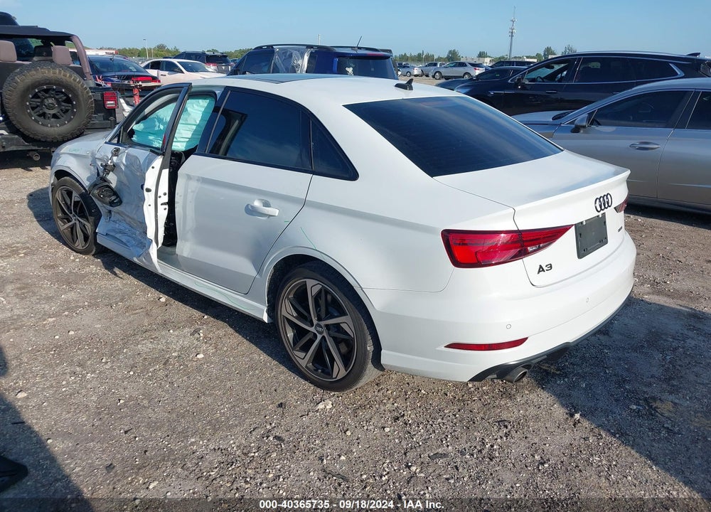 2020 AUDI A3 PREMIUM PLUS 45 TFSI S LINE QUATTRO S TRONIC VIN: WAUJEGFFXLA104906