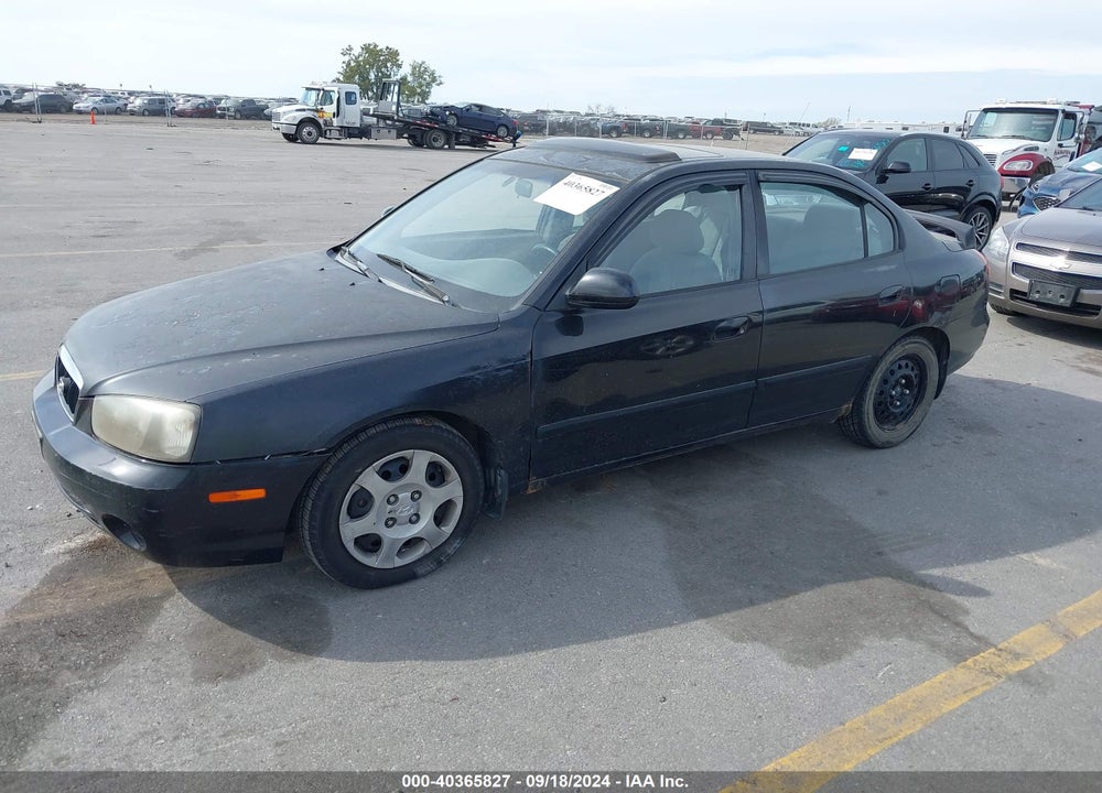 2002 HYUNDAI ELANTRA GLS VIN: KMHDN45D42U446049