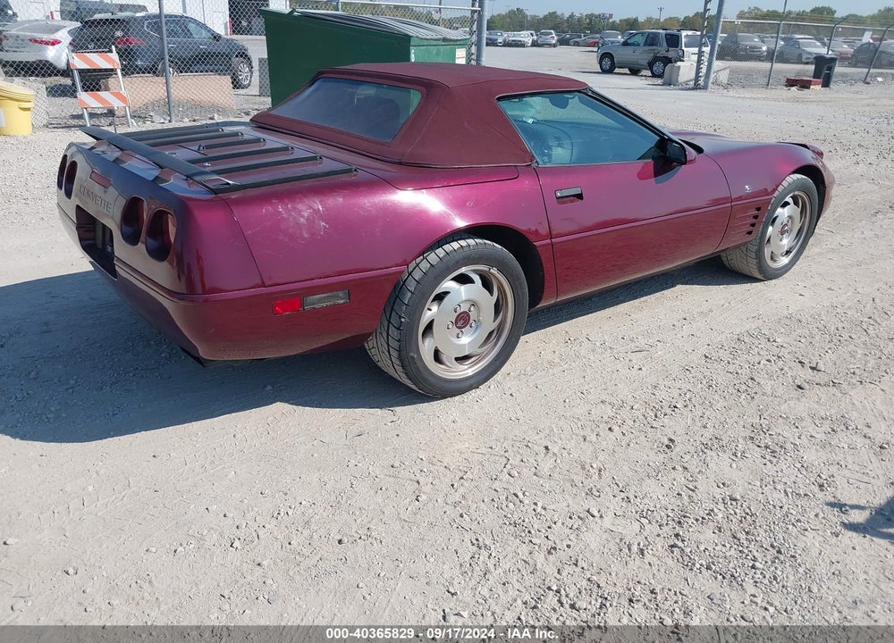 1993 CHEVROLET CORVETTE VIN: 1G1YY33P2P5106462