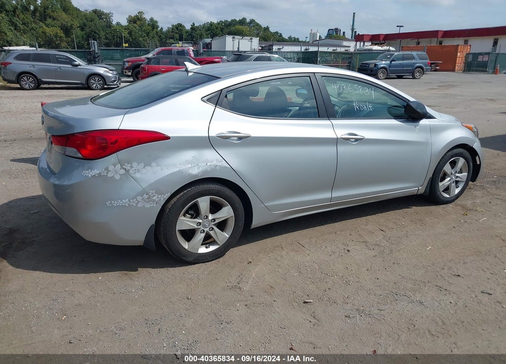 2013 HYUNDAI ELANTRA GLS VIN: 5NPDH4AE8DH168344
