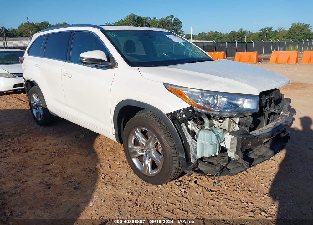 2015 TOYOTA HIGHLANDER LIMITED PLATINUM V6 VIN: 5TDYKRFH3FS058558
