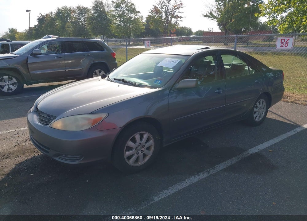 2002 TOYOTA CAMRY XLE V6 VIN: 4T1BF30K62U536484