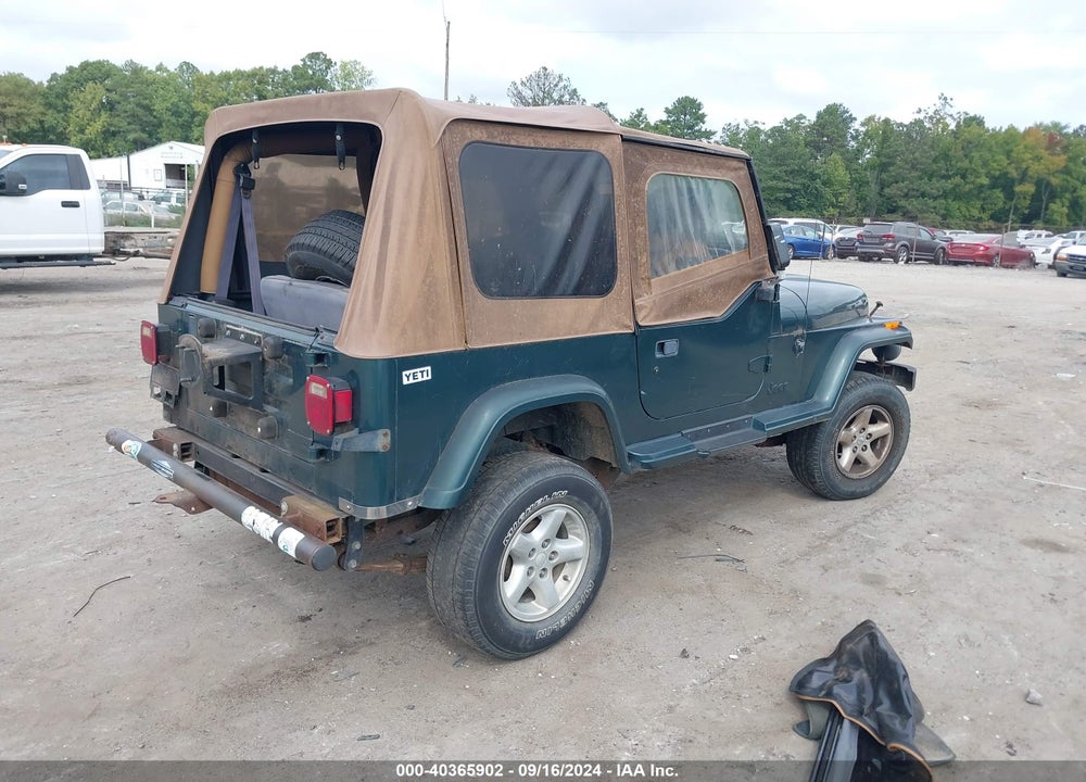 1993 JEEP WRANGLER / YJ SAHARA VIN: 1J4FY49S1PP211377