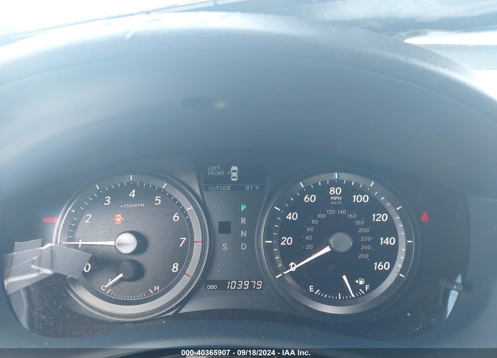 2007 LEXUS ES 350 VIN: JTHBJ46G072125711