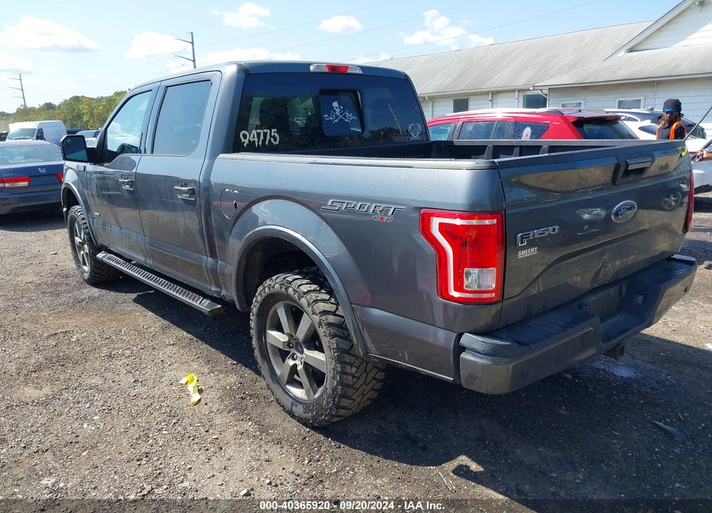 2015 FORD F-150 XLT VIN: 1FTEW1EG0FFB02162